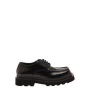 Dolce & Gabbana Svarta platta skor med fyrkantig tå Black, Herr