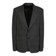 Dolce & Gabbana Klassisk Svart Stickad Blazer Black, Herr