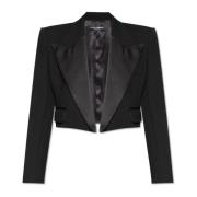 Dolce & Gabbana Kort blazer Black, Dam