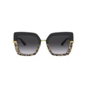 Dolce & Gabbana Dg4373 32448G 52 Solglasögon - Kvinnors Fyrkantig Mult...