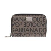 Dolce & Gabbana Plånbok med logotyp Brown, Dam