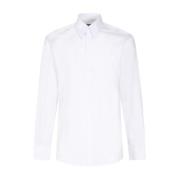 Dolce & Gabbana Vita Bomull Elastan Skjortor White, Herr
