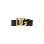 Dolce & Gabbana Bälte med logotyp Black, Herr