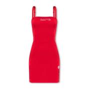 Dolce & Gabbana Tryckt klänning Red, Dam