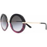 Dolce & Gabbana Stiliga solglasögon för ögonskydd Black, Dam