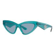 Dolce & Gabbana Stunning Grön Blå Solglasögon Blue, Dam