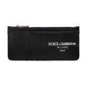 Dolce & Gabbana Korthållare med logotyp Black, Unisex