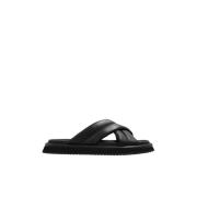 Dolce & Gabbana Sandaler med logotyp Black, Herr