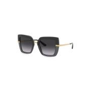 Dolce & Gabbana Svarta solglasögon med originalfodral Black, Dam