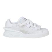 Dolce & Gabbana Premium Läder Vita Sneakers White, Herr