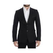 Dolce & Gabbana Slim Fit Blazer Black, Herr