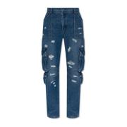 Dolce & Gabbana Cargo jeans Blue, Dam