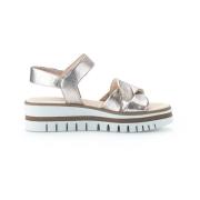 Gabor Lättvikts sandal för kvinnor med optimal komfort Gray, Dam
