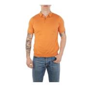 John Smedley Polo Shirts Orange, Herr