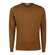 John Smedley Lundy Pullover LS Brown, Herr