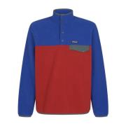 Patagonia Lättvikts Synchilla® Snap-T® Fleece Pullover Red, Herr