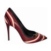 Salvatore Ferragamo Eleganta Decolleté Skor Red, Dam