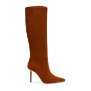 Steve Madden Microsuede Överdel Syntetisk Foder 9 cm Klack Brown, Dam