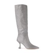 Stuart Weitzman Xcurve 85 Slouch Stövlar Gray, Dam