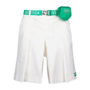 Duvetica Högkvalitativa casual shorts för kvinnor White, Dam