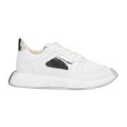 Giuseppe Zanotti Italienska Lädersneakers för Män White, Herr