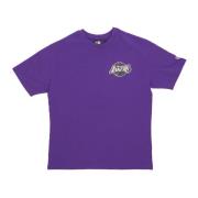 New Era NBA Team Logo Oversize Tee Purple, Herr
