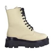 Tamaris Beige Avslappnade Stängda Ankelboots Beige, Dam