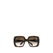 Alexander McQueen Stiliga solglasögon för kvinnor Brown, Dam