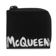 Alexander McQueen Stilfull Plånbok Black, Herr