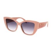 Alexander McQueen Sunglasses Am0347S Pink, Dam