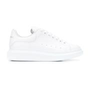 Alexander McQueen Vita Läder 'Oversized' Sneakers White, Herr