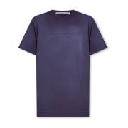 Alexander Wang T-shirt med logotyp Purple, Dam