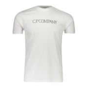 C.p. Company Stiligt Logo T-Shirt White, Herr