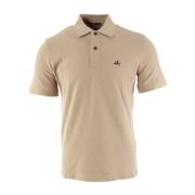 C.P. Company Beige Polo Tröja för Män med Reguljär Passform Beige, Her...