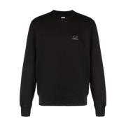 C.p. Company Sweatshirt med logobroderi Black, Herr