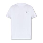 Golden Goose Crewneck T-shirt White, Dam