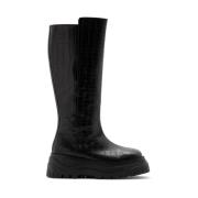 Axel Arigato Blyde High Boot Croc Black, Dam