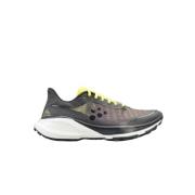 Craft Svarta/neon gula pure trail sneakers Gray, Herr