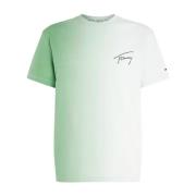 Tommy Jeans Herr T-Shirts Kollektion Green, Herr