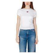 Tommy Jeans T-Shirts White, Dam