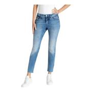 MAC Elegant Slim Chic Skinny Jeans Blue, Dam