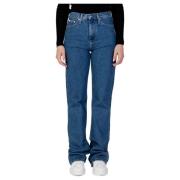 Calvin Klein Jeans Straight Jeans Blue, Dam