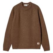 Carhartt Wip Speckled Tamarind Anglistic Sweater Brown, Dam