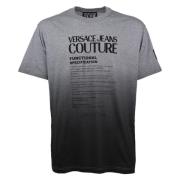 Versace Jeans Couture T-Shirts Gray, Herr