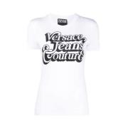 Versace Jeans Couture Vit T-shirt White, Dam
