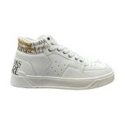 Versace Jeans Couture Bianca Sneakers med Logotryck - Storlek 42 White...