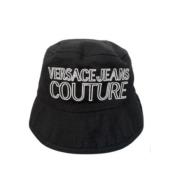 Versace Jeans Couture Svart Kontrastlogga Keps - M Black, Unisex