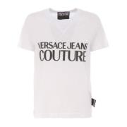 Versace Jeans Couture Bianca Dam Logo T-shirt White, Dam