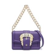Versace Jeans Couture Lila Väskor - Stilfull Kollektion Purple, Dam