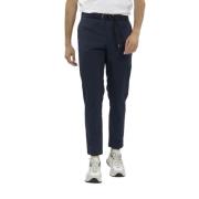 White Sand Cropped Trousers Blue, Herr